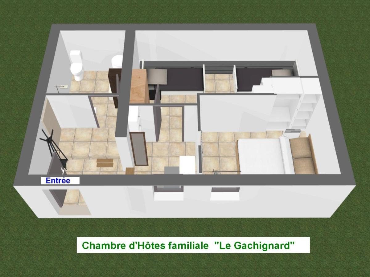 Chambre D'Hotes Le Gachignard Courlay Exteriér fotografie